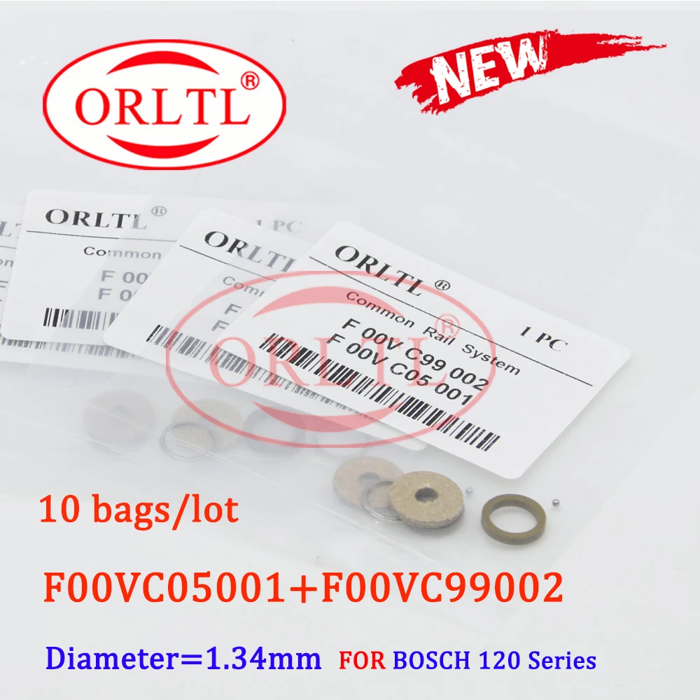 ORLTL 10 пакетов/лот прокладок дизельных форсунок F00VC99002 комплекты F00V C99 002 стальной шарик размер 1,34 мм F00VC05001 для Bosch серии CR
ORLTL 10 пакетов/лот прокладок дизельных форсунок F00VC99002 комплекты F00V C99 002 стальной шарик размер 1,34 мм F00VC05001 для Bosch серии CR