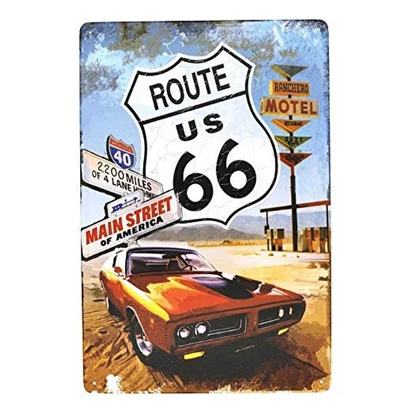 Route US 66 Главная улица Америки металлический жестяной знак металлический настенный Декор Бар Паб домашнее настенное украшение металлически...
Route US 66 Главная улица Америки металлический жестяной знак металлический настенный Декор Бар Паб домашнее настенное украшение металлически...