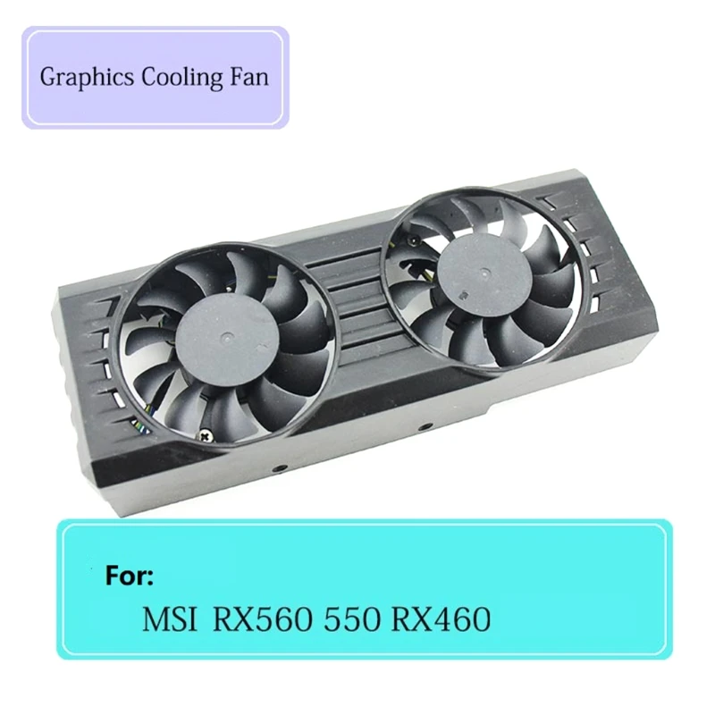 Вентилятор для видеокарты MSI RX460 RX550, 4 контакта, 12 В, 0,13 А, диаметр отверстия вентилятора 39 мм
Вентилятор для видеокарты MSI RX460 RX550, 4 контакта, 12 В, 0,13 А, диаметр отверстия вентилятора 39 мм