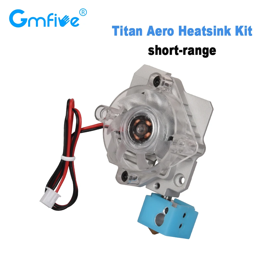 GmFive 3D Printer Parts Titan Aero HeatSink aluminum Cooling Block V6 Titan Extruder Short Range Hotend 1.75mm Radiator Upgrade
GmFive 3D Printer Parts Titan Aero HeatSink aluminum Cooling Block V6 Titan Extruder Short Range Hotend 1.75mm Radiator Upgrade