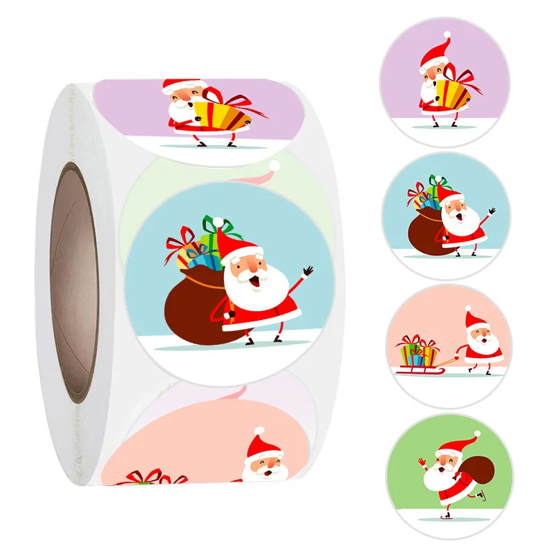500 Pcs Merry Christmas Stickers Rolls Present Cards Letter Tag Santa Snowman Tree Reindeer 1.5 inch Round Label Gift Box Decals
500 Pcs Merry Christmas Stickers Rolls Present Cards Letter Tag Santa Snowman Tree Reindeer 1.5 inch Round Label Gift Box Decals