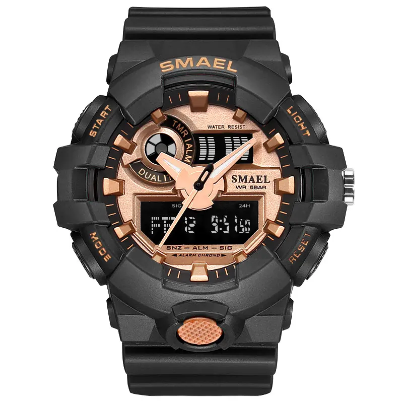 SMAEL Fashion Men Watch Date military black PU The Mens' Watches Analog Quartz WirstWatch Sport Casual Clock Montre Homme
SMAEL Fashion Men Watch Date military black PU The Mens' Watches Analog Quartz WirstWatch Sport Casual Clock Montre Homme
