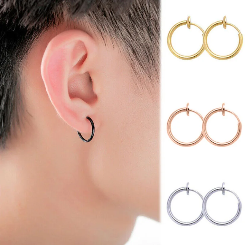 5Pcs 11/13/15mm Clip Earrings Without Piercing Unisex Simple Punk Jewelry Fake Earrings Girls Spring Circle Ear Rings For Women
5Pcs 11/13/15mm Clip Earrings Without Piercing Unisex Simple Punk Jewelry Fake Earrings Girls Spring Circle Ear Rings For Women
