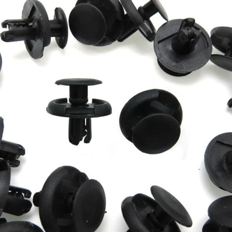 7mm Hole Black Set Kit 20pcs Panel Fender Bumper Mudguard Splash Fastener Clips Shield For Toyota Mazda Durable Practical
7mm Hole Black Set Kit 20pcs Panel Fender Bumper Mudguard Splash Fastener Clips Shield For Toyota Mazda Durable Practical