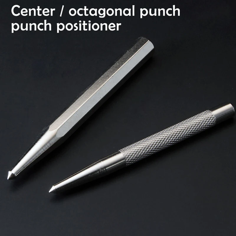 Super Strong Automatic Center hole Punch AntiSlip Knurling Handle Steel Spring Loaded Loaded Metal Drill Marking Center Tool
Super Strong Automatic Center hole Punch AntiSlip Knurling Handle Steel Spring Loaded Loaded Metal Drill Marking Center Tool