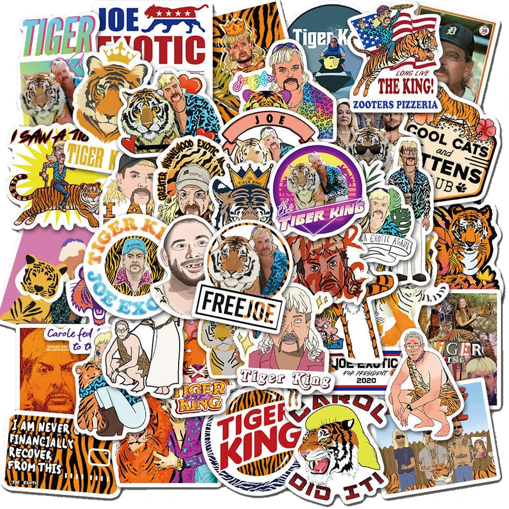 10/30/50PCS Tiger King Hill Murder Exotic Joe Stickers Laptop Skateboard Luggage Waterproof Graffiti Decal Sticker Packs Kid Toy 
10/30/50PCS Tiger King Hill Murder Exotic Joe Stickers Laptop Skateboard Luggage Waterproof Graffiti Decal Sticker Packs Kid Toy