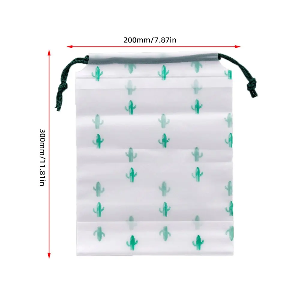 Cactus Drawstring Drawstring Pocket Small Fresh Transparent Scrub Waterproof Travel Storage Bag Travel Clothes Storage Bag
Cactus Drawstring Drawstring Pocket Small Fresh Transparent Scrub Waterproof Travel Storage Bag Travel Clothes Storage Bag