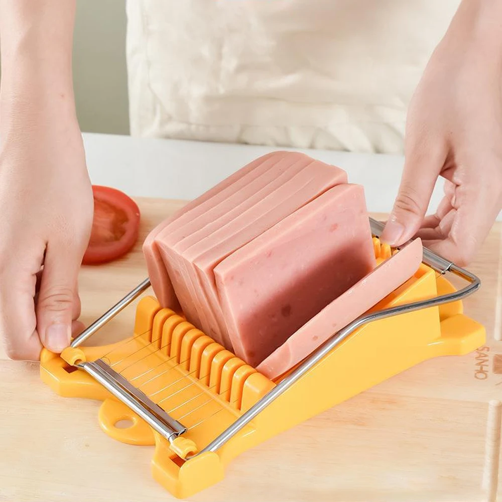 Multifunctional Egg Cutter Stainless Steel Wire Egg Slicer Sectioner Cutter Molds Portable Luncheon Meat Cutter Kitchen Gadgets
Multifunctional Egg Cutter Stainless Steel Wire Egg Slicer Sectioner Cutter Molds Portable Luncheon Meat Cutter Kitchen Gadgets