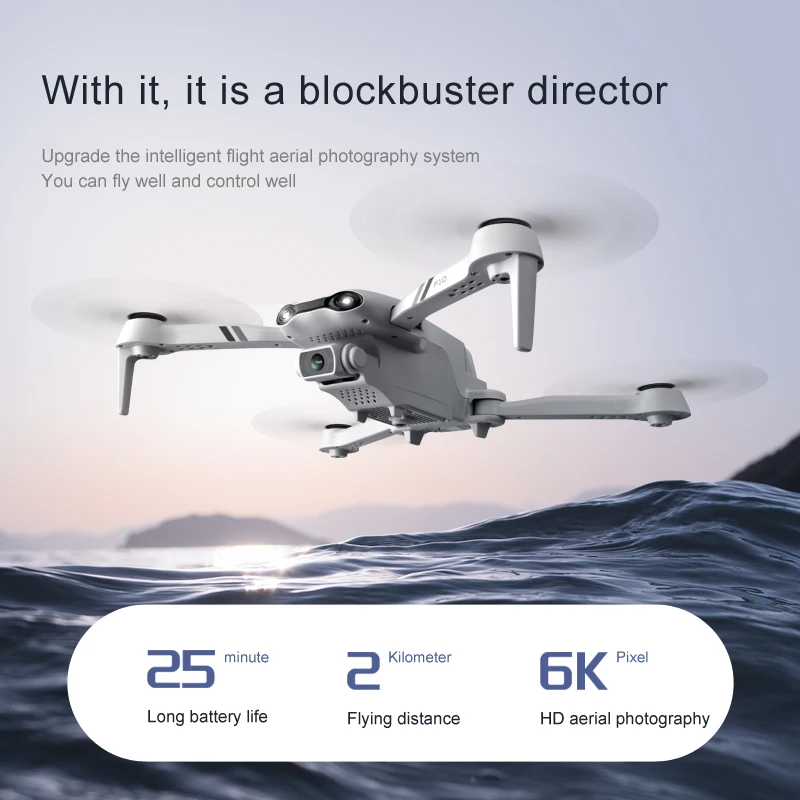 Новинка 2021, Квадрокоптер с двойной камерой 4K HD, GPS, Wi-Fi, широкоугольным FPV-датчиком, передачей в реальном времени, радиоуправляемым дистанцион...
Новинка 2021, Квадрокоптер с двойной камерой 4K HD, GPS, Wi-Fi, широкоугольным FPV-датчиком, передачей в реальном времени, радиоуправляемым дистанцион...
