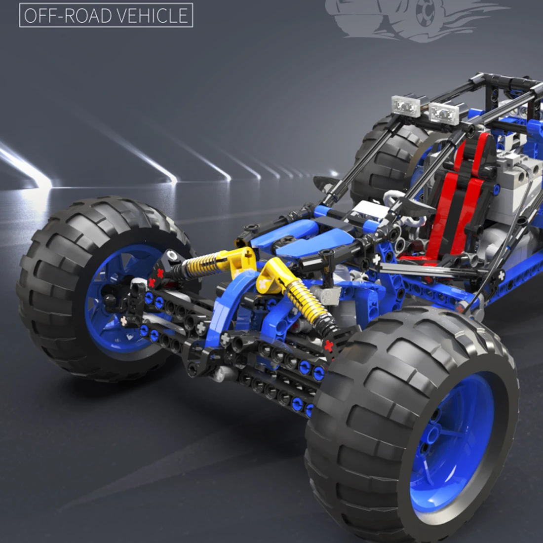 466Pcs Monster RC Off-Road Racing Car Building Blocks Programming Remote Control Vehicle Bricks Toy Kids Assembly Toys Stem Kits 
466Pcs Monster RC Off-Road Racing Car Building Blocks Programming Remote Control Vehicle Bricks Toy Kids Assembly Toys Stem Kits