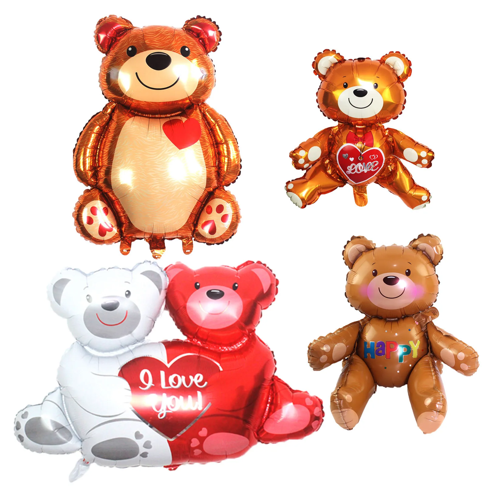 Cartoon bear balloon love bear balloon three-dimensional teddy bear balloon birthday party wedding party decoration balloon
Cartoon bear balloon love bear balloon three-dimensional teddy bear balloon birthday party wedding party decoration balloon
