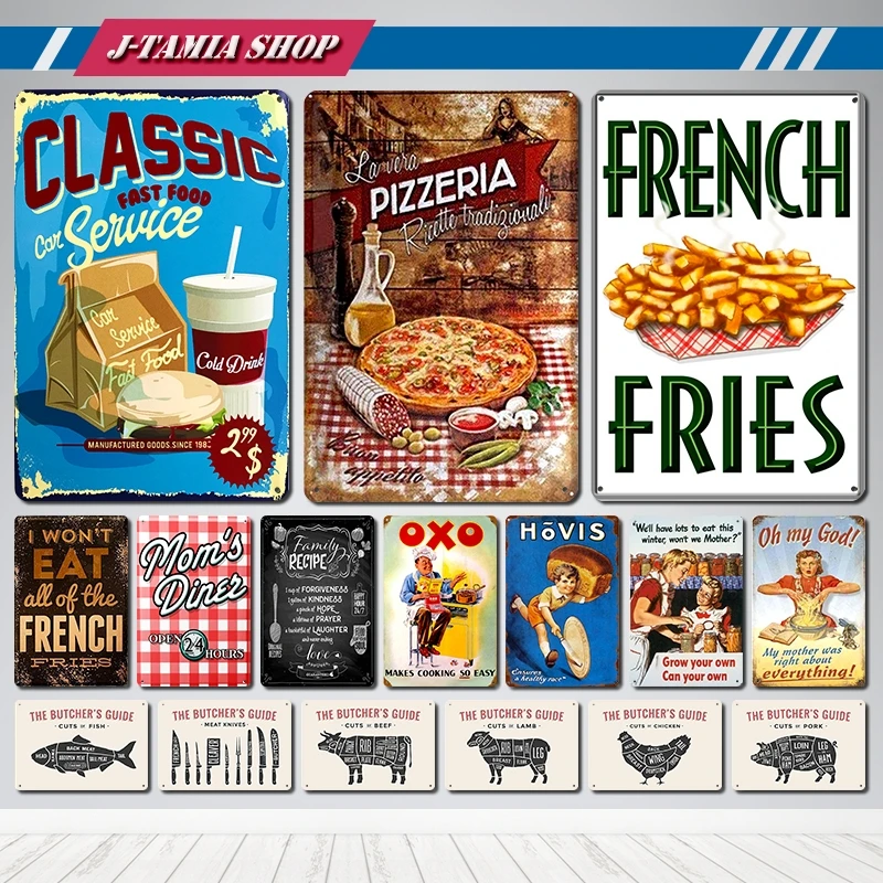 Pizzeria Vintage Tin Sign Bar Restaurant Kitchen Store Fastfood Wall Decor Retro Metal Art Poster
Pizzeria Vintage Tin Sign Bar Restaurant Kitchen Store Fastfood Wall Decor Retro Metal Art Poster