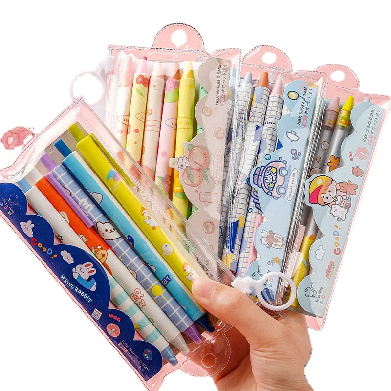 Kawaii Cute Gel Pens Set Aesthetic Stationery Items for School and Office Teacher Accessories Students Supplies Fruit Ballpoint
Kawaii Cute Gel Pens Set Aesthetic Stationery Items for School and Office Teacher Accessories Students Supplies Fruit Ballpoint