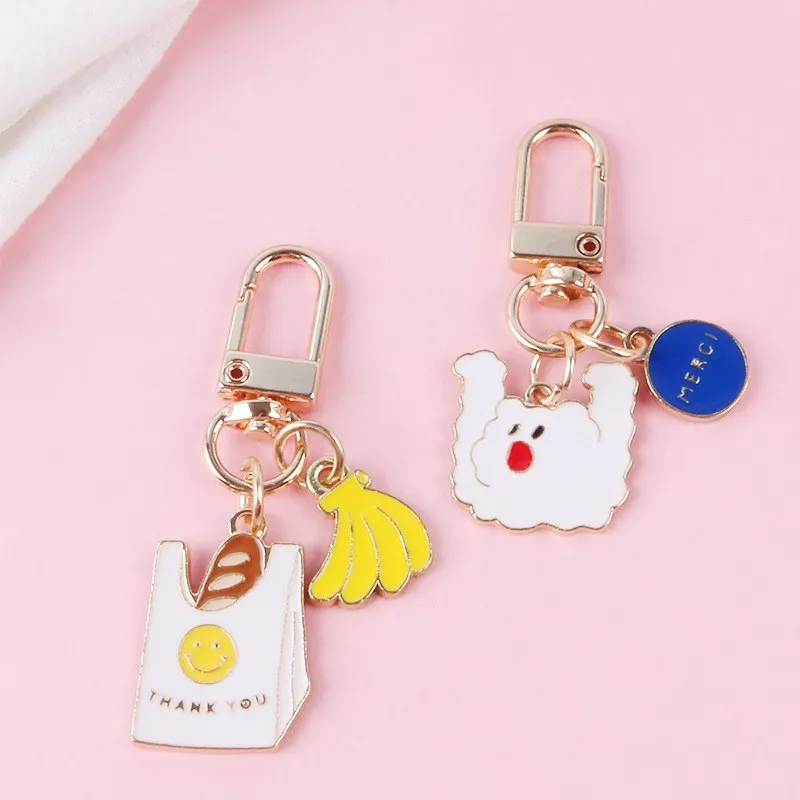 Loveliness Bear Keyring The Girl's Alloy Keychains Handbag Bread Banana Headset Protector Accessories Key Chain Wholesale
Loveliness Bear Keyring The Girl's Alloy Keychains Handbag Bread Banana Headset Protector Accessories Key Chain Wholesale