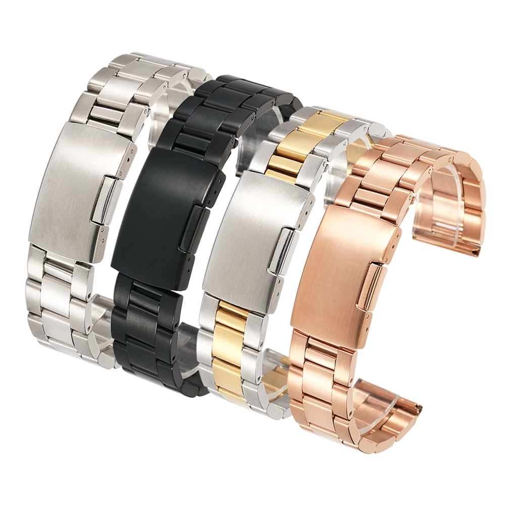 Black Stainless Steel Watchbands Bracelet 18mm 20mm 22mm 24mm 26mm 28mm 30m Solid Metal Watch Band Men Strap Accessories
Black Stainless Steel Watchbands Bracelet 18mm 20mm 22mm 24mm 26mm 28mm 30m Solid Metal Watch Band Men Strap Accessories