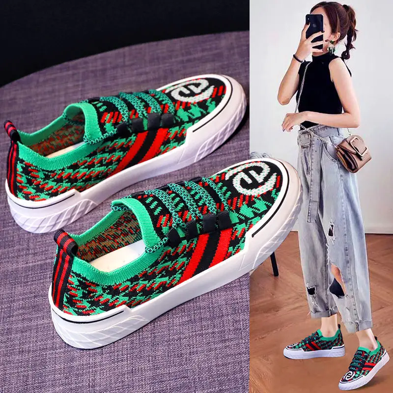 Street shoes women's ins tide 2021 spring and summer new breathable mesh students Joker fly woven leisure sports shoes
Street shoes women's ins tide 2021 spring and summer new breathable mesh students Joker fly woven leisure sports shoes