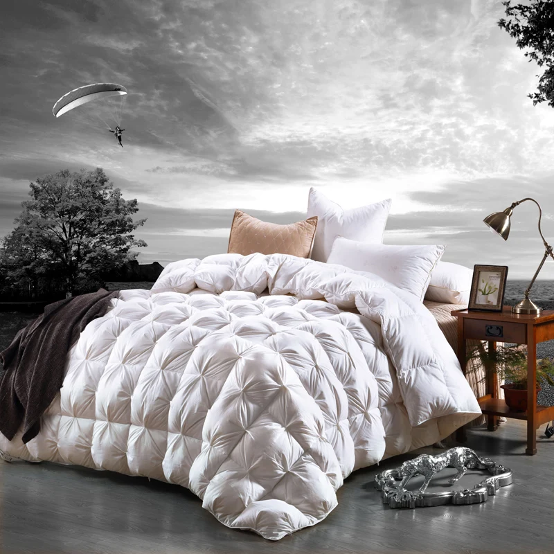 New Luxury White 240X260cm US Size Five star Hotel 100% White Goose/Duck Down Fluffy Cozy Duvet 100% Cotton Comforters Bedding
New Luxury White 240X260cm US Size Five star Hotel 100% White Goose/Duck Down Fluffy Cozy Duvet 100% Cotton Comforters Bedding