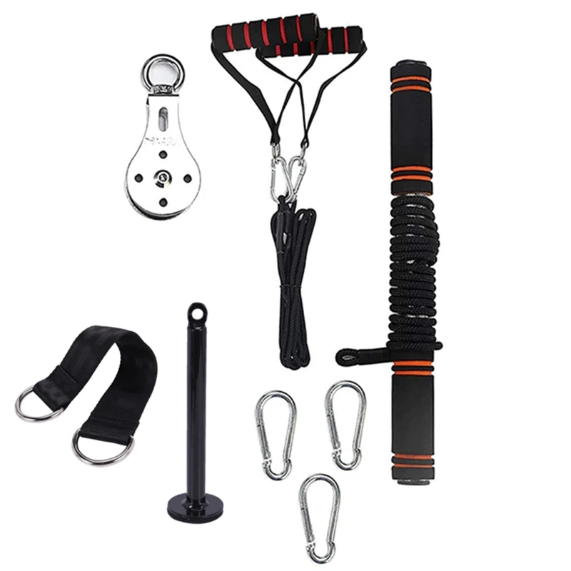 Forearm Wrist Roller Trainer Arm Strength Training Exerciser with Heavy Duty Pulley System for Arm Training Fitness
Forearm Wrist Roller Trainer Arm Strength Training Exerciser with Heavy Duty Pulley System for Arm Training Fitness