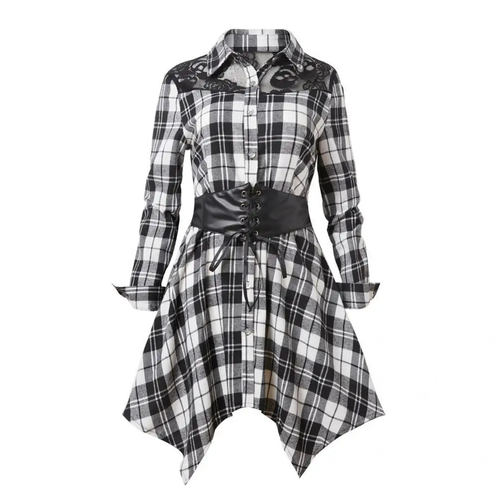 Chic Casual Blouse Mid-Length Comfy Waist Tight Casual Plaid Shirt Long Shirt Women Shirt
Chic Casual Blouse Mid-Length Comfy Waist Tight Casual Plaid Shirt Long Shirt Women Shirt