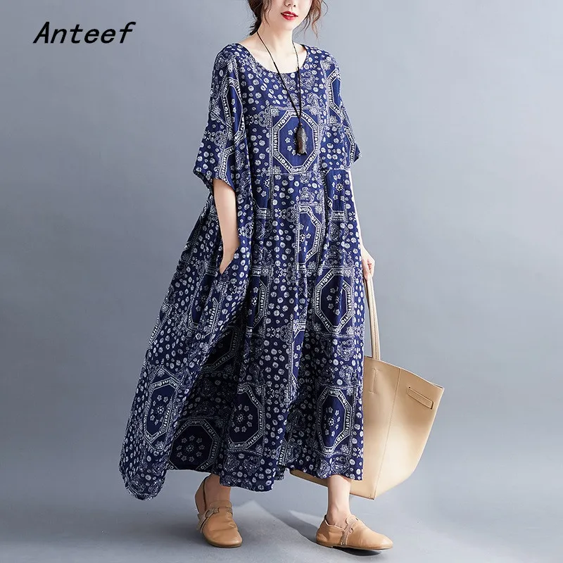 short sleeve cotton vintage floral dresses for women casual loose long woman summer dress elegant clothes 2021
short sleeve cotton vintage floral dresses for women casual loose long woman summer dress elegant clothes 2021