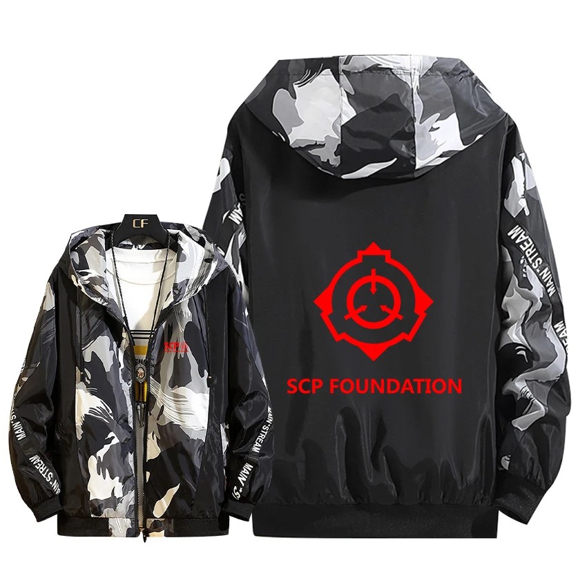 SCP Cosplay Hoodie Luminous Print Zipper Hooded Camouflage Splicing Coat Winter Cotton Thick Jacket Anime Peripheral
SCP Cosplay Hoodie Luminous Print Zipper Hooded Camouflage Splicing Coat Winter Cotton Thick Jacket Anime Peripheral