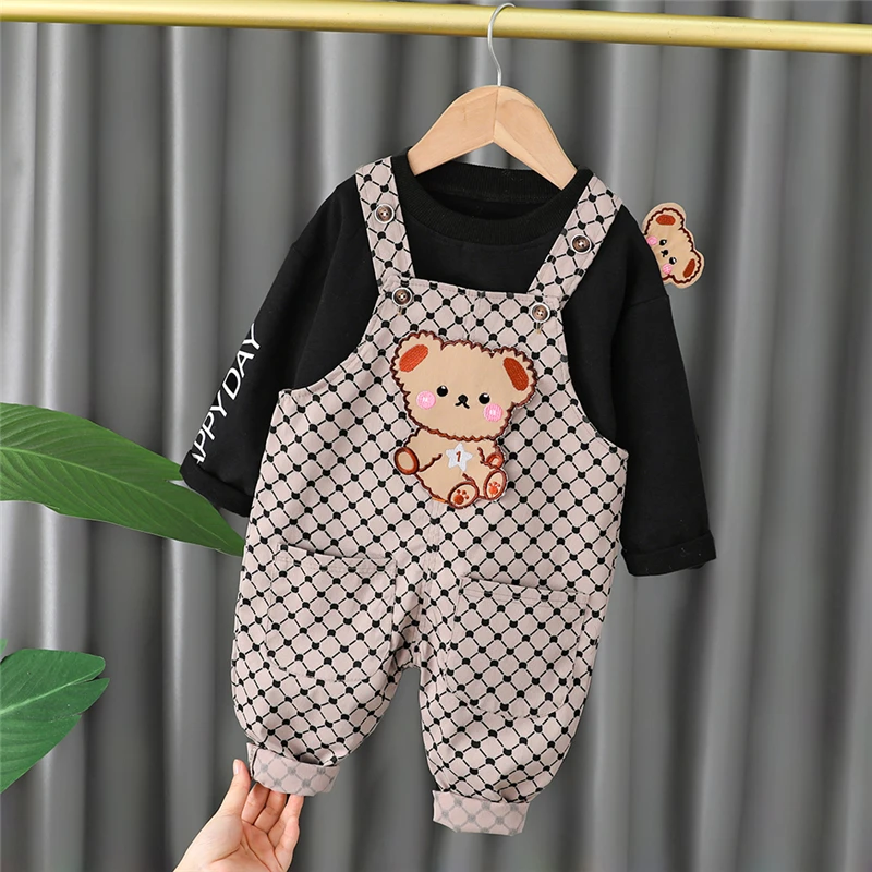 Baby Girls Boys Clothing Sets Autumn Kids Cotton T Shirt Cartoon Bear Pants Children Casual Sportswear Infant Clothes Outfit
Baby Girls Boys Clothing Sets Autumn Kids Cotton T Shirt Cartoon Bear Pants Children Casual Sportswear Infant Clothes Outfit