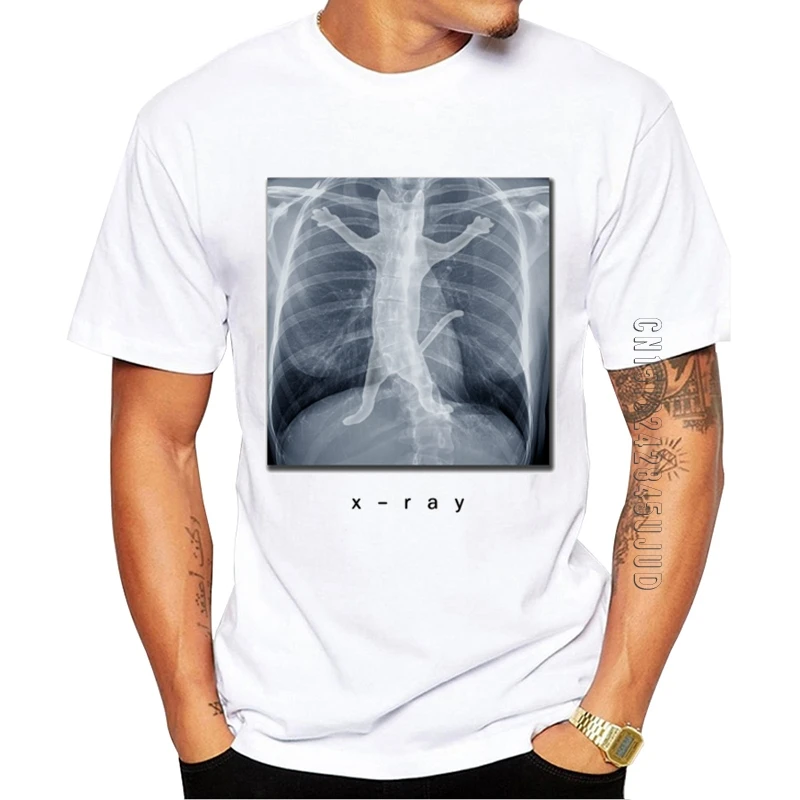 100% Cotton Fashion Cat In My Body Men T-Shirt X-RAY Cat Printed Graphic Tshirt Casual Tops O Neck Summer Tees
100% Cotton Fashion Cat In My Body Men T-Shirt X-RAY Cat Printed Graphic Tshirt Casual Tops O Neck Summer Tees