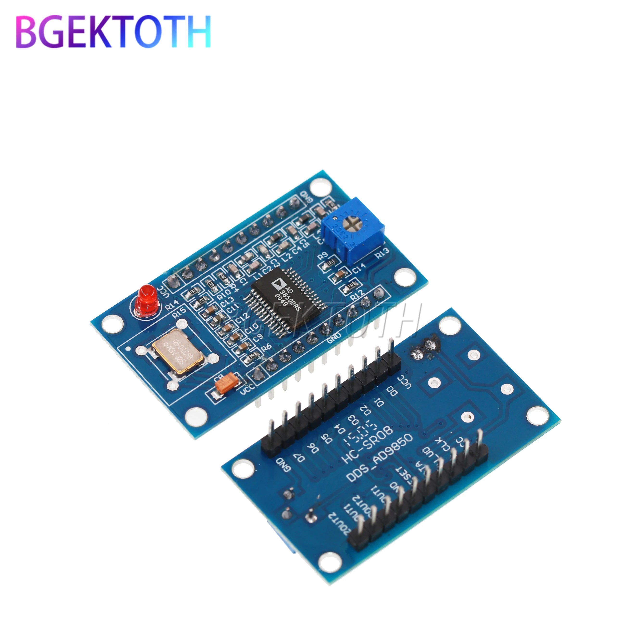 Модуль генератора сигналов AD9850 DDS 0-40 МГц, модуль с 2 синусоидальными волнами и 2 квадратными фильтрами нижних частот, кварцевый генератор, ис...
Модуль генератора сигналов AD9850 DDS 0-40 МГц, модуль с 2 синусоидальными волнами и 2 квадратными фильтрами нижних частот, кварцевый генератор, ис...