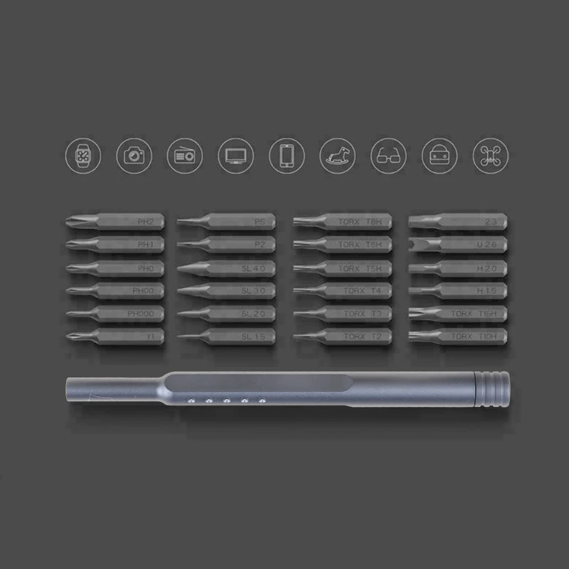 Mini 24 in 1 Precise Screwdriver Bits Kit Set Phone Laptop Mobile Camera Repair
Mini 24 in 1 Precise Screwdriver Bits Kit Set Phone Laptop Mobile Camera Repair