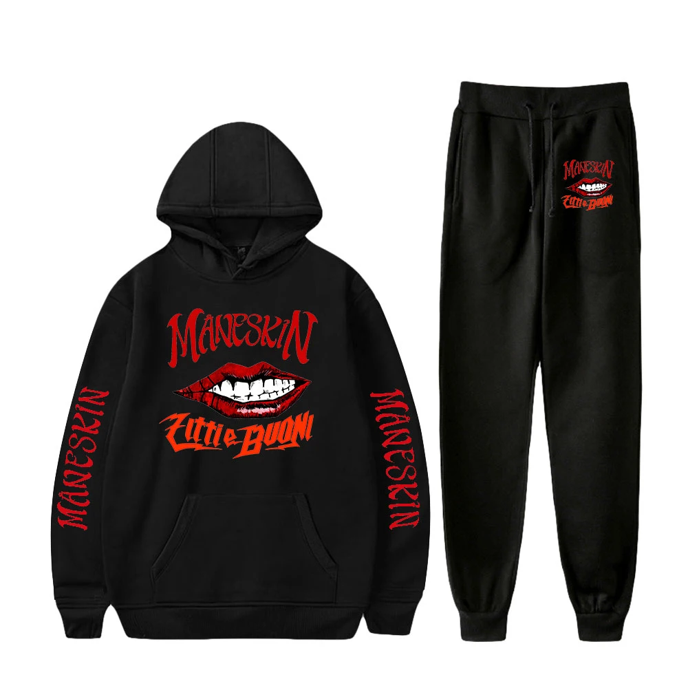 Maneskin Tracksuit Unisex Two Piece Set Long Sleeve Hoodies+Jogger Pant Harajuku Streetwear Fashion Clothes Women Men's Sets
Maneskin Tracksuit Unisex Two Piece Set Long Sleeve Hoodies+Jogger Pant Harajuku Streetwear Fashion Clothes Women Men's Sets