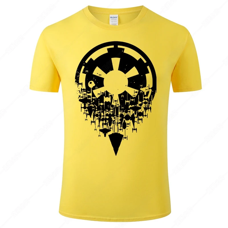 Новая футболка с принтом Звездных Войн для мужчин и женщин забавная логотипом