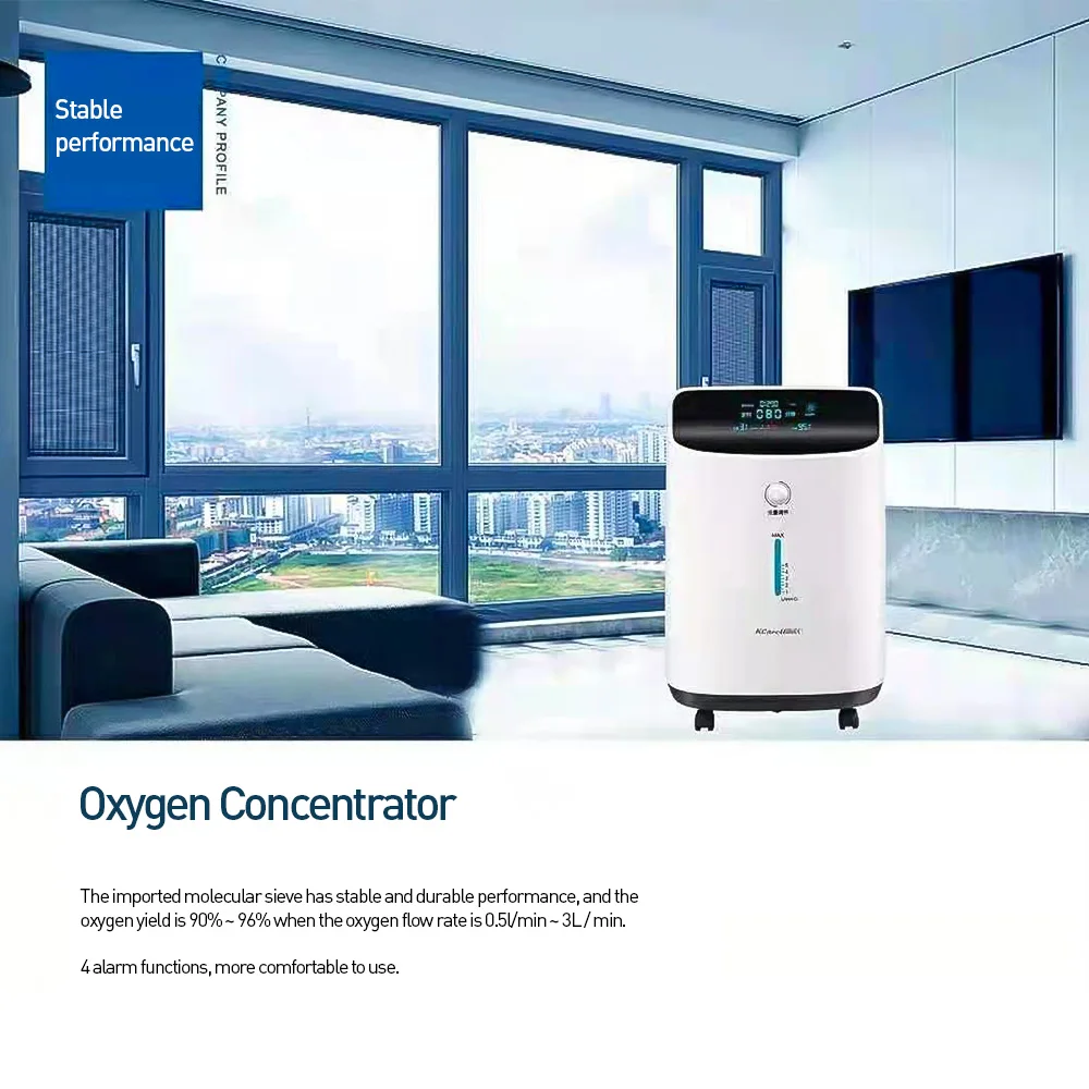 Oxygen concentrator 5 liters Portable Oxygene Concentrator Machine Manual Adjusted High Concentration Home Care Oxygen Generator
Oxygen concentrator 5 liters Portable Oxygene Concentrator Machine Manual Adjusted High Concentration Home Care Oxygen Generator