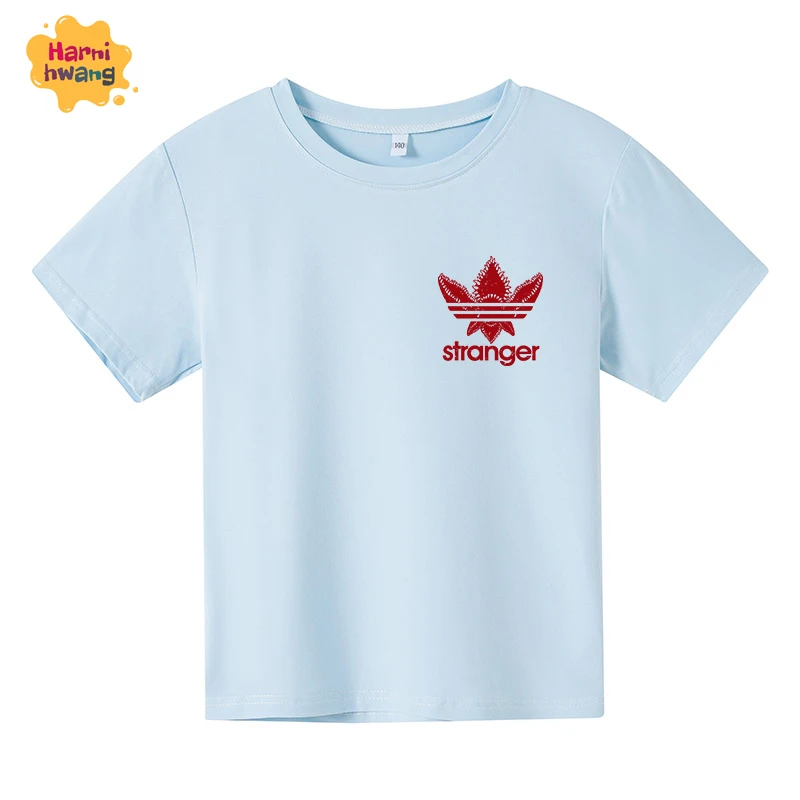 2021 New Summer Children's Cotton Multicolor T-shirt Harajuku Brand Short-sleeved Strange Things Letter Oversized T-shirt Tops
2021 New Summer Children's Cotton Multicolor T-shirt Harajuku Brand Short-sleeved Strange Things Letter Oversized T-shirt Tops