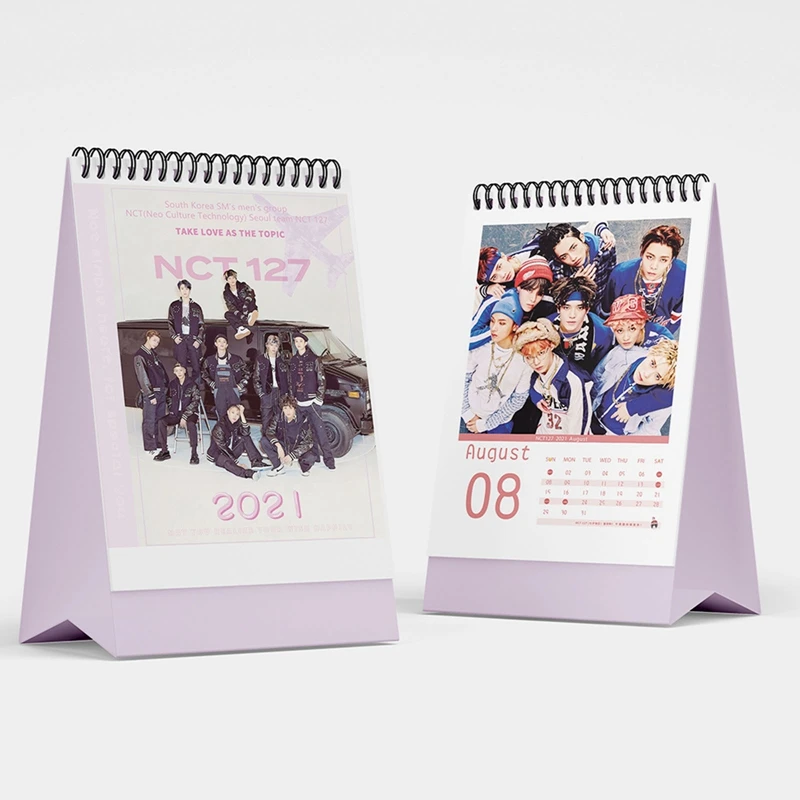 Kpop NCT 2021 New Album Table Agenda Desk Calendar Dates Reminder Timetable Planner Photo Picture 
Kpop NCT 2021 New Album Table Agenda Desk Calendar Dates Reminder Timetable Planner Photo Picture