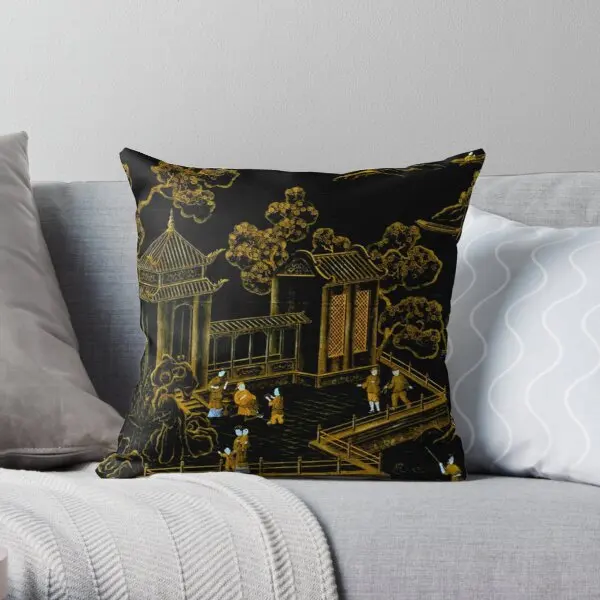Black And Gold Oriental Silk Pagodas Printing Throw Pillow Cover Bed Case Sofa Comfort Anime Home Cushion Pillows not include
Black And Gold Oriental Silk Pagodas Printing Throw Pillow Cover Bed Case Sofa Comfort Anime Home Cushion Pillows not include