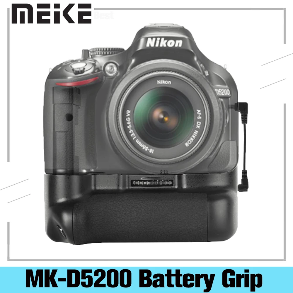 MEKE Meike MK-D5200 вертикальный Батарейная ручка для Nikon D5200 EN-EL14 | Электроника