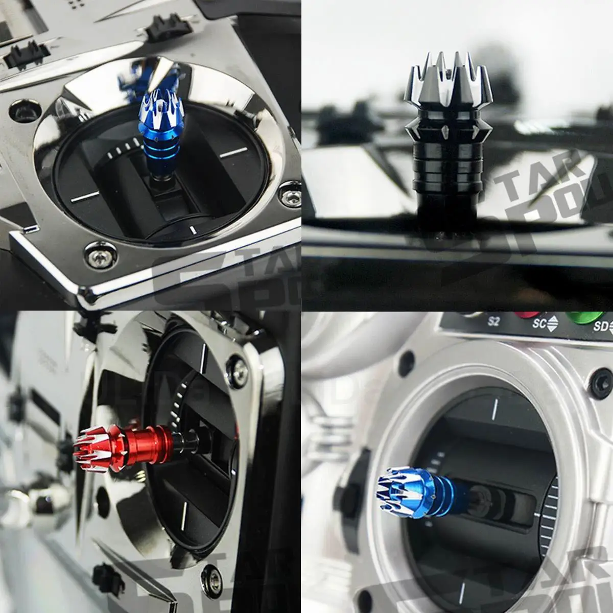 Алюминиевый карданный концевой рычаг STP 3 мм 4 CNC M3 M4 Противоскользящий колпачок