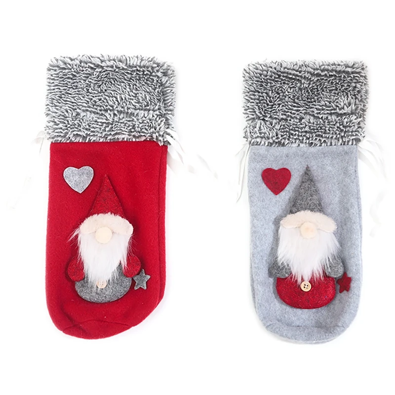 2 Pcs Merry Christmas Gnome Wine Bottle Cover Bag Santa Claus Xmas Home Dinner Party Decoration
2 Pcs Merry Christmas Gnome Wine Bottle Cover Bag Santa Claus Xmas Home Dinner Party Decoration