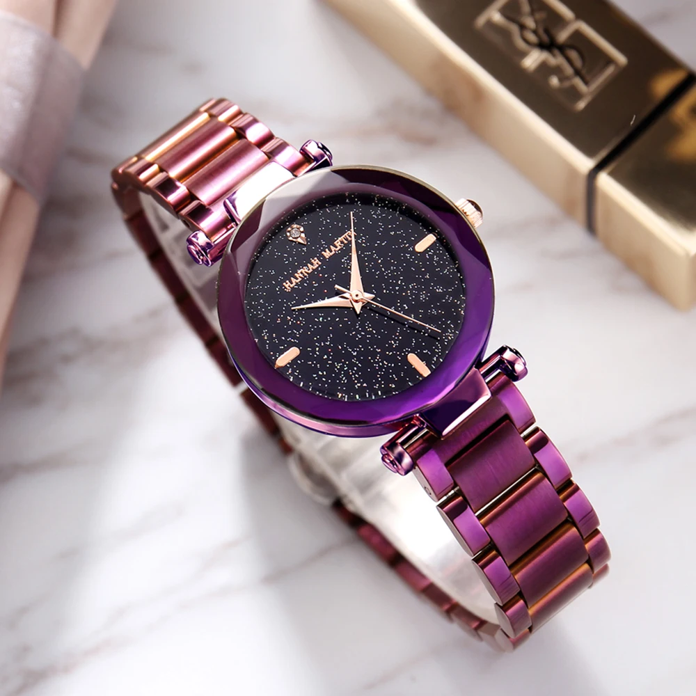 Hannah Martin Luxury Starry Sky Women Watches Magnetic Mesh Belt Band Watch Women's Fashion Dress Wristwatch Relógio feminino
Hannah Martin Luxury Starry Sky Women Watches Magnetic Mesh Belt Band Watch Women's Fashion Dress Wristwatch Relógio feminino