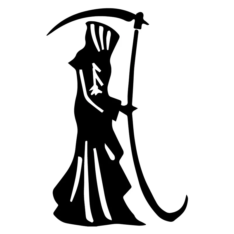 Car Stickers Reaper Personality PVC Car Decoration Accessories Decals Creative Waterproof Sunscreen Black/white,19cm*12cm
Car Stickers Reaper Personality PVC Car Decoration Accessories Decals Creative Waterproof Sunscreen Black/white,19cm*12cm