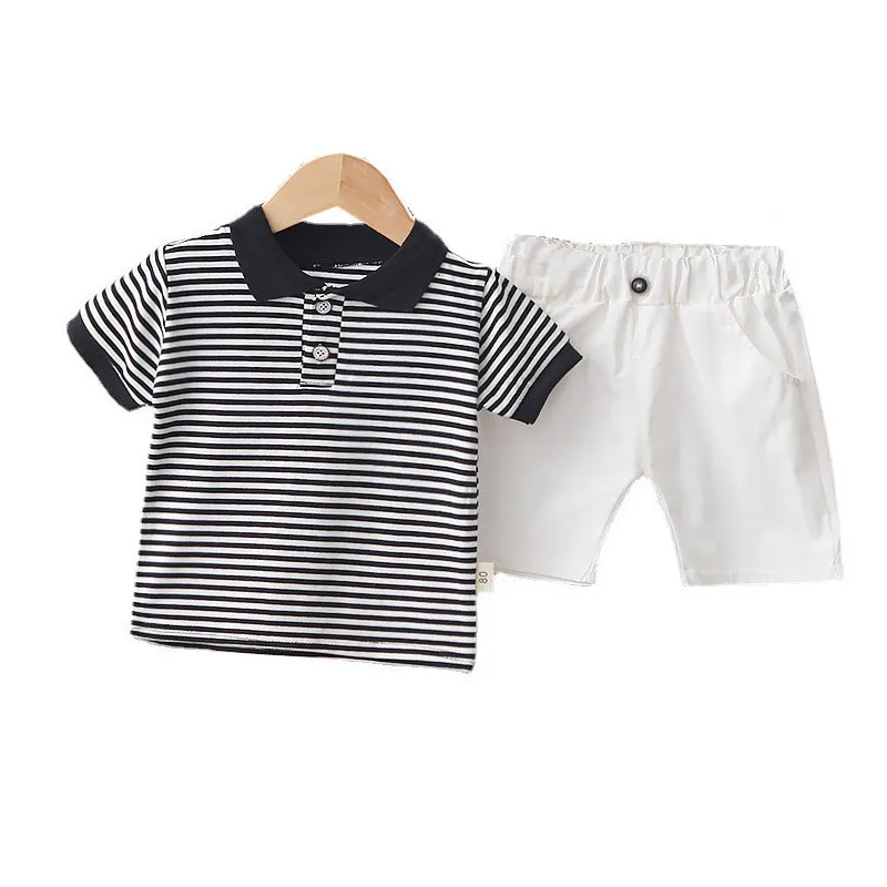 New Boys Clothing Summer Baby Girl Clothes Children Striped T-Shirt Shorts 2Pcs/Set Toddler Sport Casual Costume Kids Tracksuits
New Boys Clothing Summer Baby Girl Clothes Children Striped T-Shirt Shorts 2Pcs/Set Toddler Sport Casual Costume Kids Tracksuits