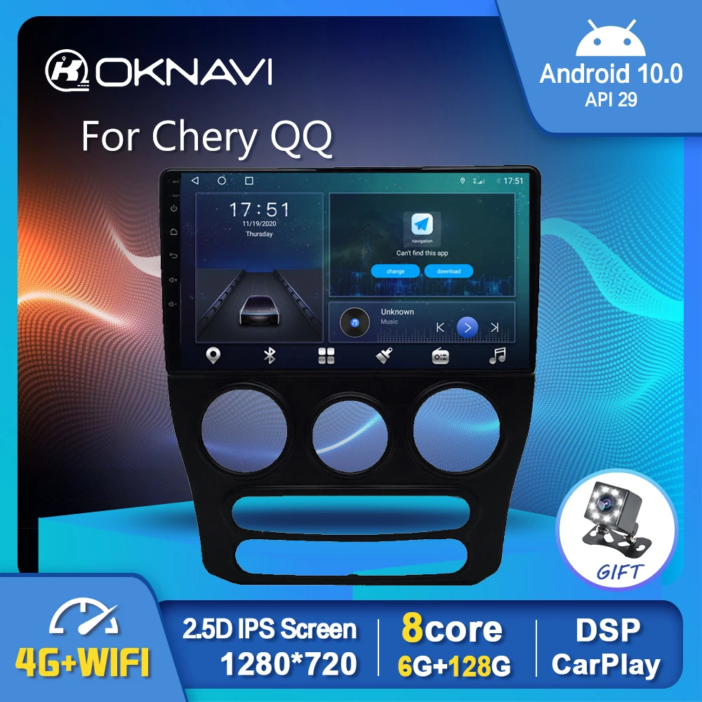 Android 10.0 Car Radio Player For Chery QQ 2013 2014 2015 2016 2017 Carplay 6G 128G DSP 4G WIFI 1280*720P No 2 din DVD 9 inch
Android 10.0 Car Radio Player For Chery QQ 2013 2014 2015 2016 2017 Carplay 6G 128G DSP 4G WIFI 1280*720P No 2 din DVD 9 inch