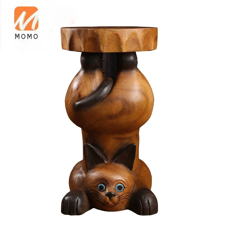 High-End Simple Luxury Solid Wood Inverted Cat Stool Creative Home Hand Carved Animal Shoe Changing Stool Log Retro
High-End Simple Luxury Solid Wood Inverted Cat Stool Creative Home Hand Carved Animal Shoe Changing Stool Log Retro