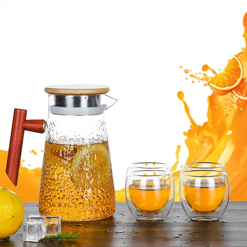 JIEWU Small Fresh Large Capacity Glass Water Bottle Heat-resistant Teapot 2021 New Office Home Kitchen Accessories
JIEWU Small Fresh Large Capacity Glass Water Bottle Heat-resistant Teapot 2021 New Office Home Kitchen Accessories