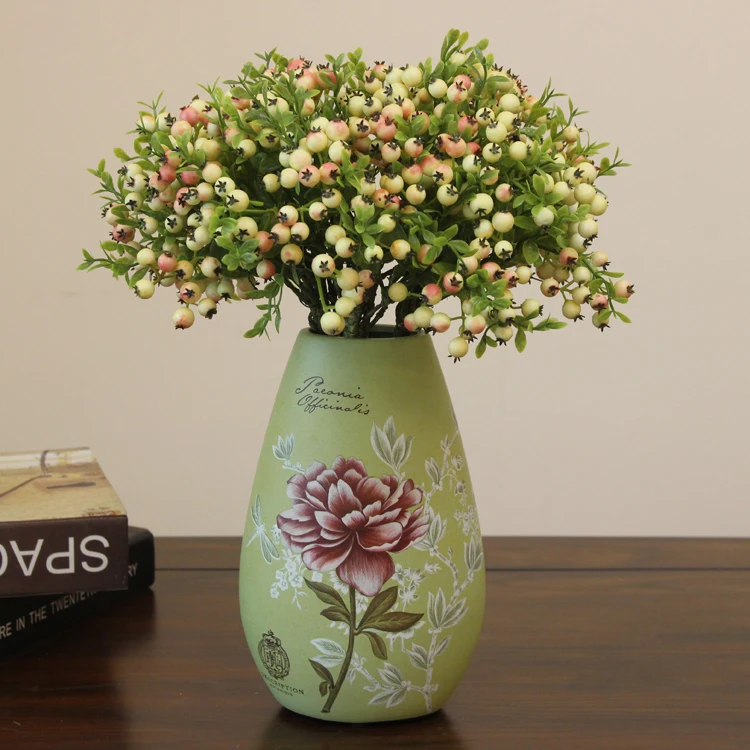 American pastoral vase creative ceramic vase European retro table coffee table side cabinet decorative vase floral art
American pastoral vase creative ceramic vase European retro table coffee table side cabinet decorative vase floral art