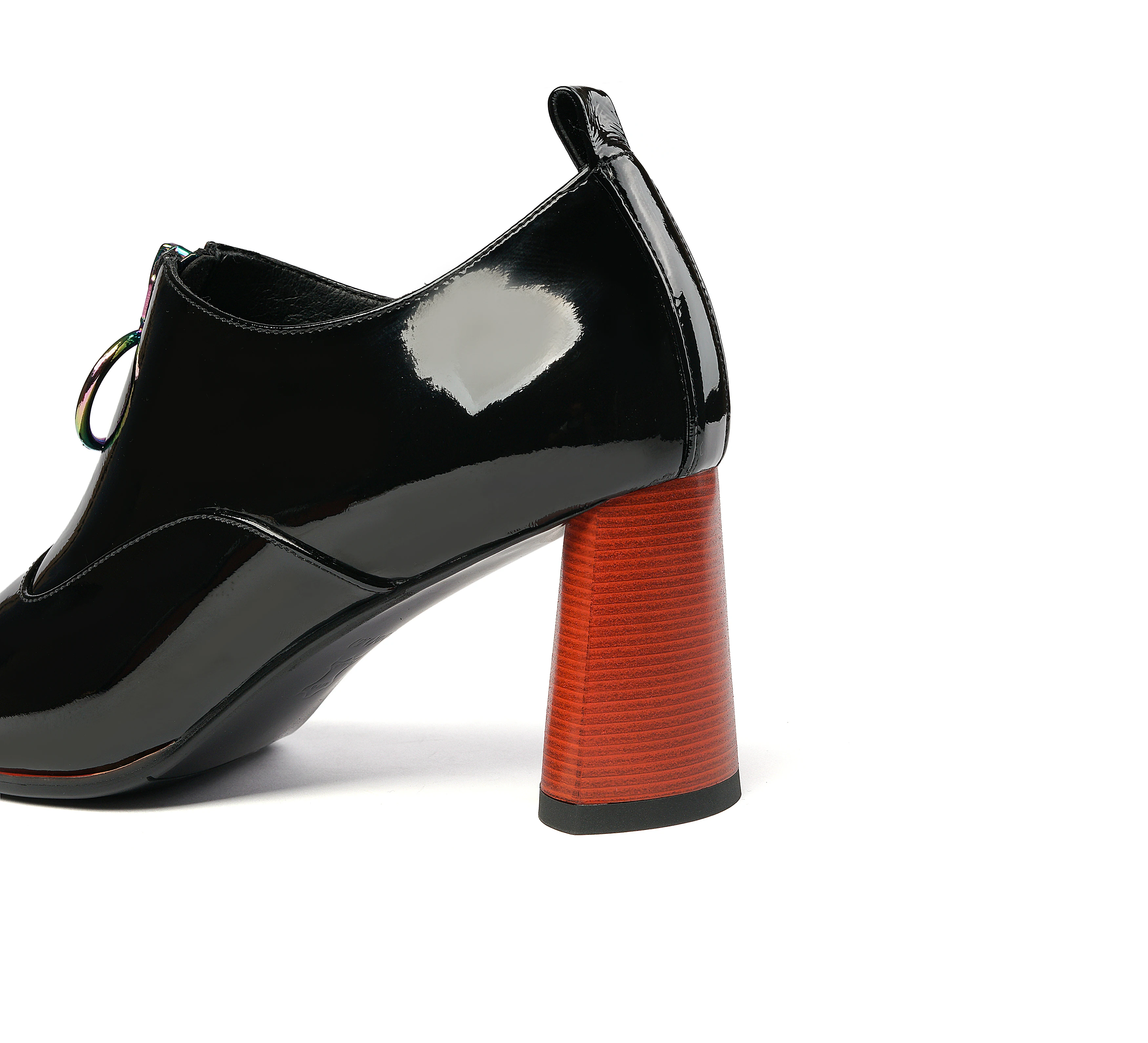 Women Patent Leather Shoes Genuine Leather Loafers Casual High Heels Female Shoes Front Zip Cow Leather Footwear Shoes Woman
Women Patent Leather Shoes Genuine Leather Loafers Casual High Heels Female Shoes Front Zip Cow Leather Footwear Shoes Woman