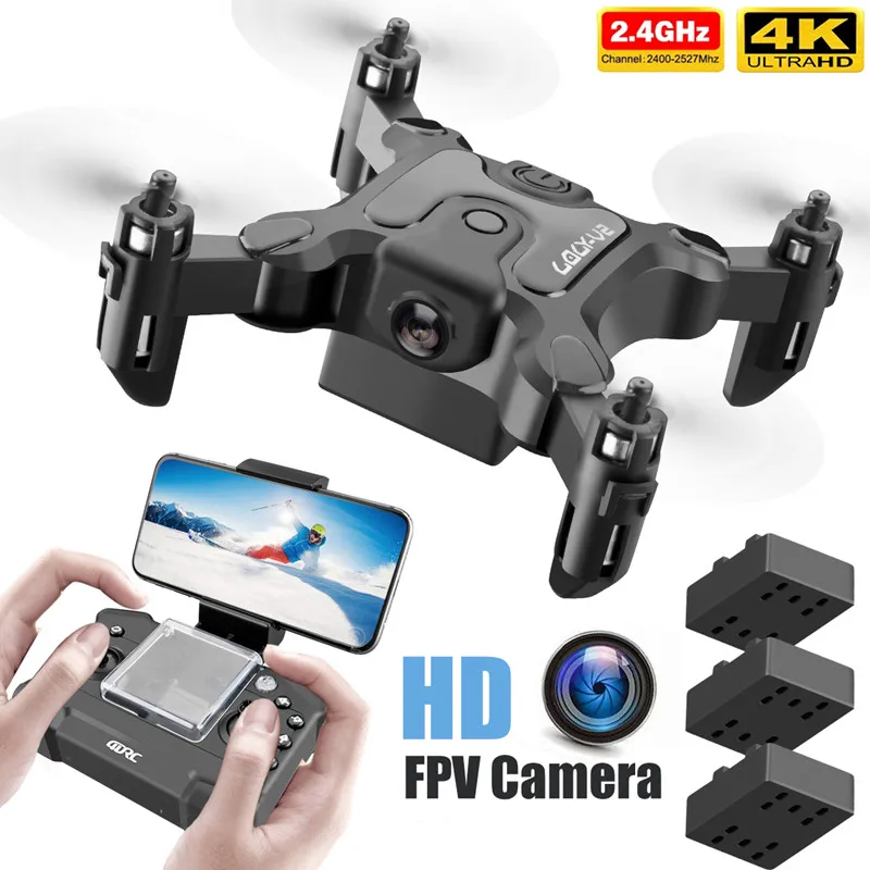 New Mini Drone 4K 1080P HD Camera WiFi Fpv Air Pressure Altitude Hold Foldable Quadcopter RC Drone Kid Toy GIft
New Mini Drone 4K 1080P HD Camera WiFi Fpv Air Pressure Altitude Hold Foldable Quadcopter RC Drone Kid Toy GIft
