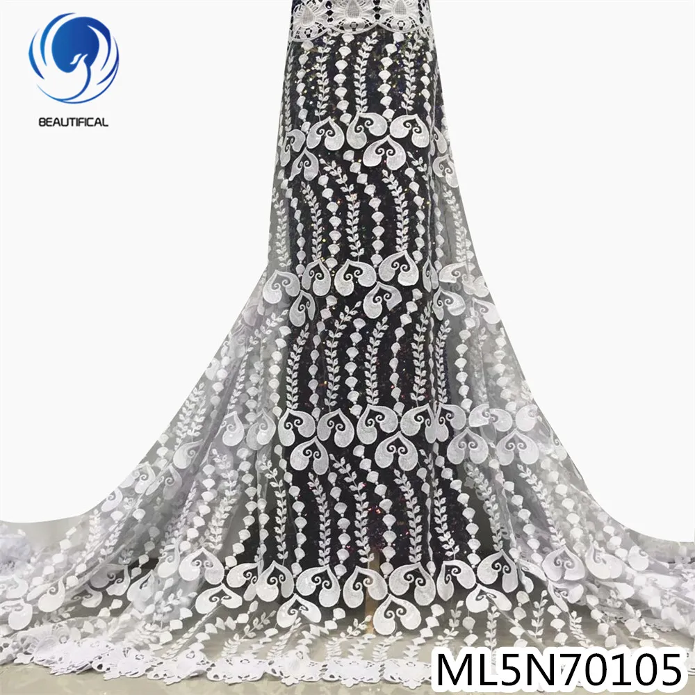 BEAUTIFICAL net lace white nigerian french lace sewing embroidery tulle mesh lace 2020 ML5N701
BEAUTIFICAL net lace white nigerian french lace sewing embroidery tulle mesh lace 2020 ML5N701