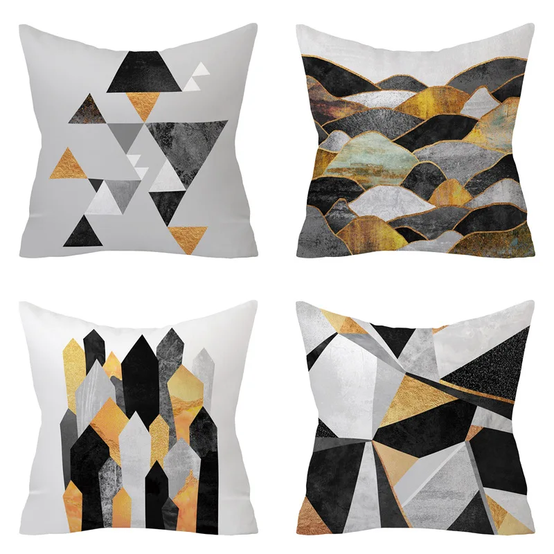 

Abstract Geometrical Stripe Cushion Cover Throw Pillow Case for Home Chair Sofa Decoration Square Pillowcases