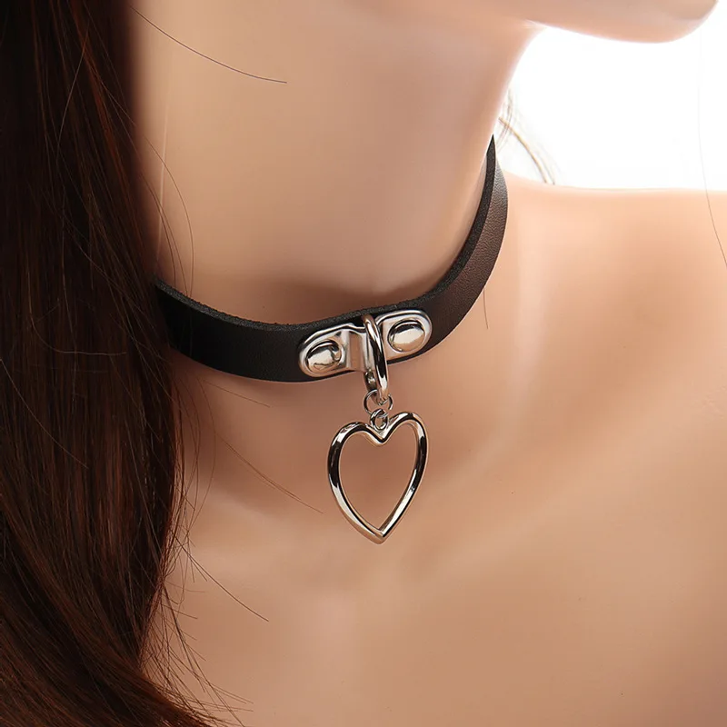 Multicolor Vintage Heart Pendant PU Leather Choker Necklace For Women Punk Harajuku Collar Statement Necklaces Sexy Jewelry
Multicolor Vintage Heart Pendant PU Leather Choker Necklace For Women Punk Harajuku Collar Statement Necklaces Sexy Jewelry